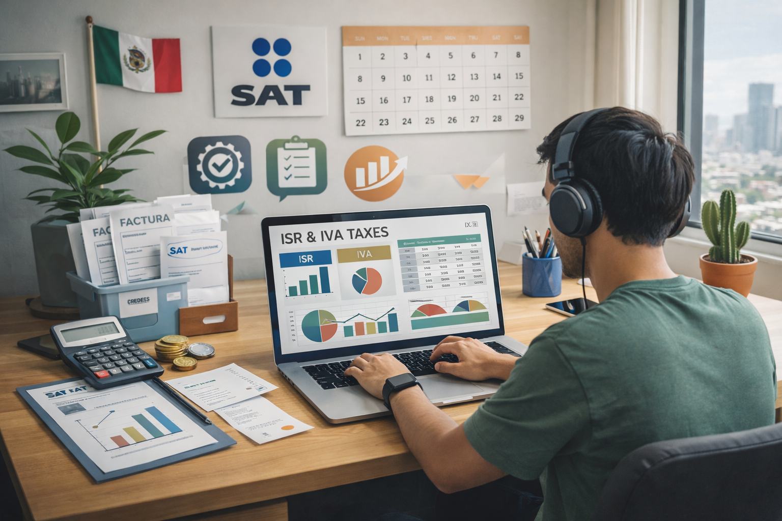 Calculadora IVA y Calculadora ISR en Excel: el papel de trabajo que todo emprendedor y freelancer necesita en 2026
